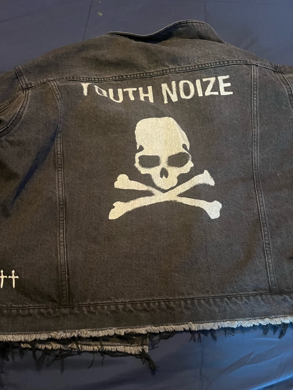 Saint Morta Black denim jacket